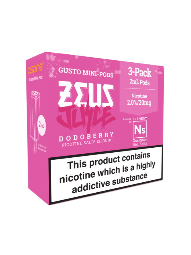Buy Zeus Juice Dodoberry - Aspire Gusto Mini NS20 Pod at Vape