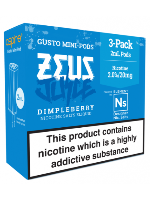 Buy Zeus Juice Dimpleberry - Aspire Gusto Mini NS20 Pod at Vape